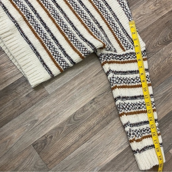 Elsamanda Sweater Striped Wool Alpaca Blend Anthropologie Womens size L - Picture 8 of 10